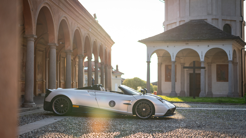 The first right-hand drive Huayra Roadster